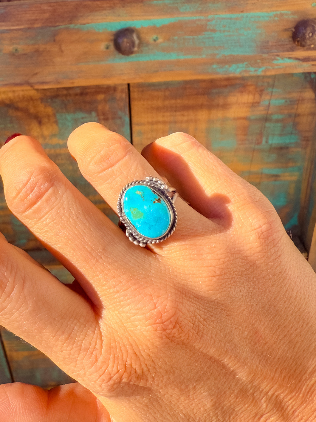 Turquoise Ring size 8 1/2