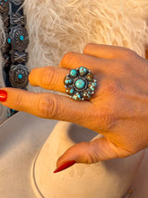 Load image into Gallery viewer, Coleby Turquoise Adjustable Ring
