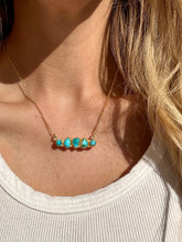 Load image into Gallery viewer, Multi Stone Gold Necklace
