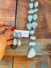 Load image into Gallery viewer, 14 Turquoise Stone and Earring Set
