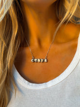 Load image into Gallery viewer, Bar multi Stone Necklace
