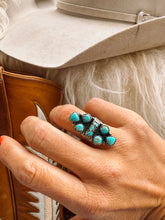 Load image into Gallery viewer, Kinsel Turquoise Adjustable Ring
