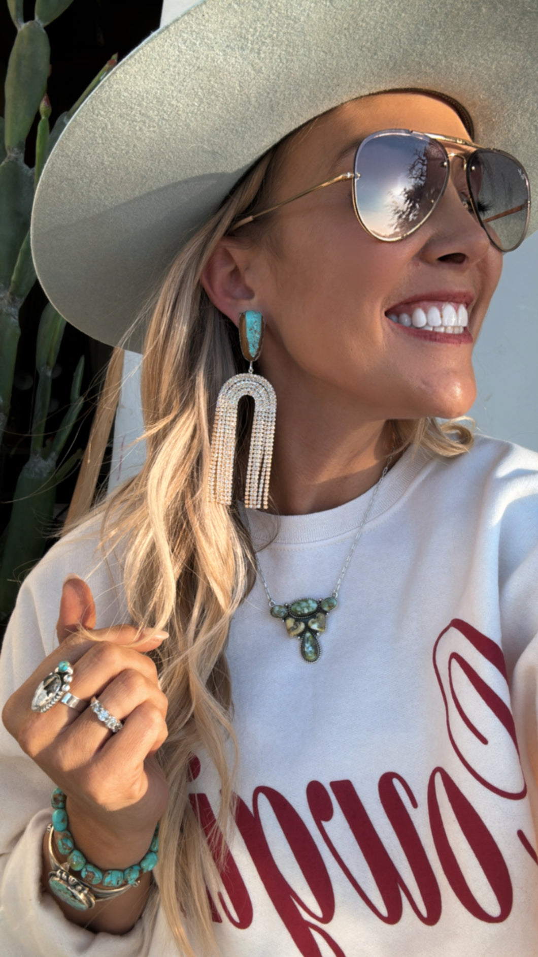 Cowboy Royalty Earrings from 10/16 Live Sale