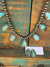 Load image into Gallery viewer, 7 Turquoise Stone and Earring Set
