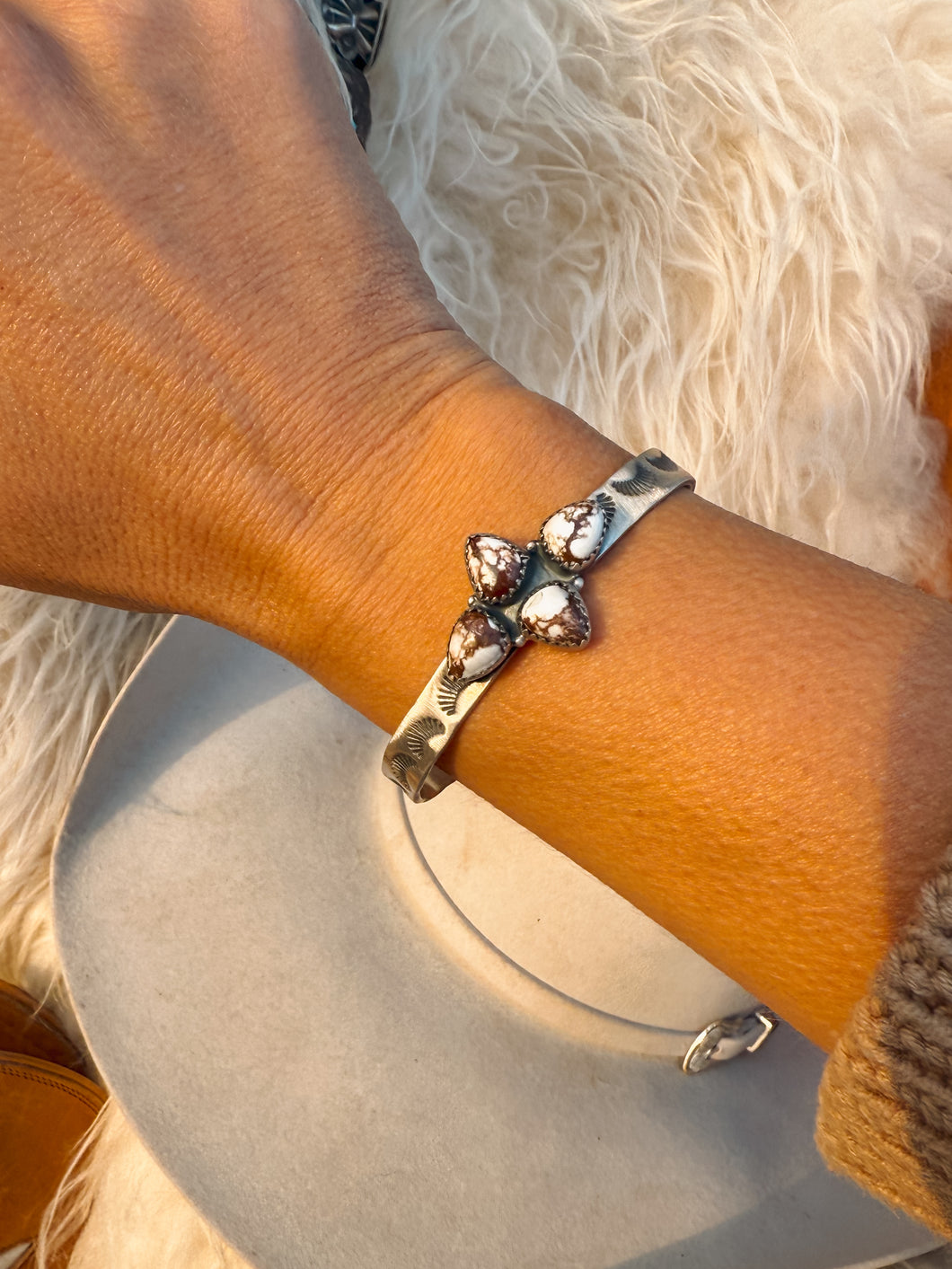 4 Stone Wild Horse Cuff