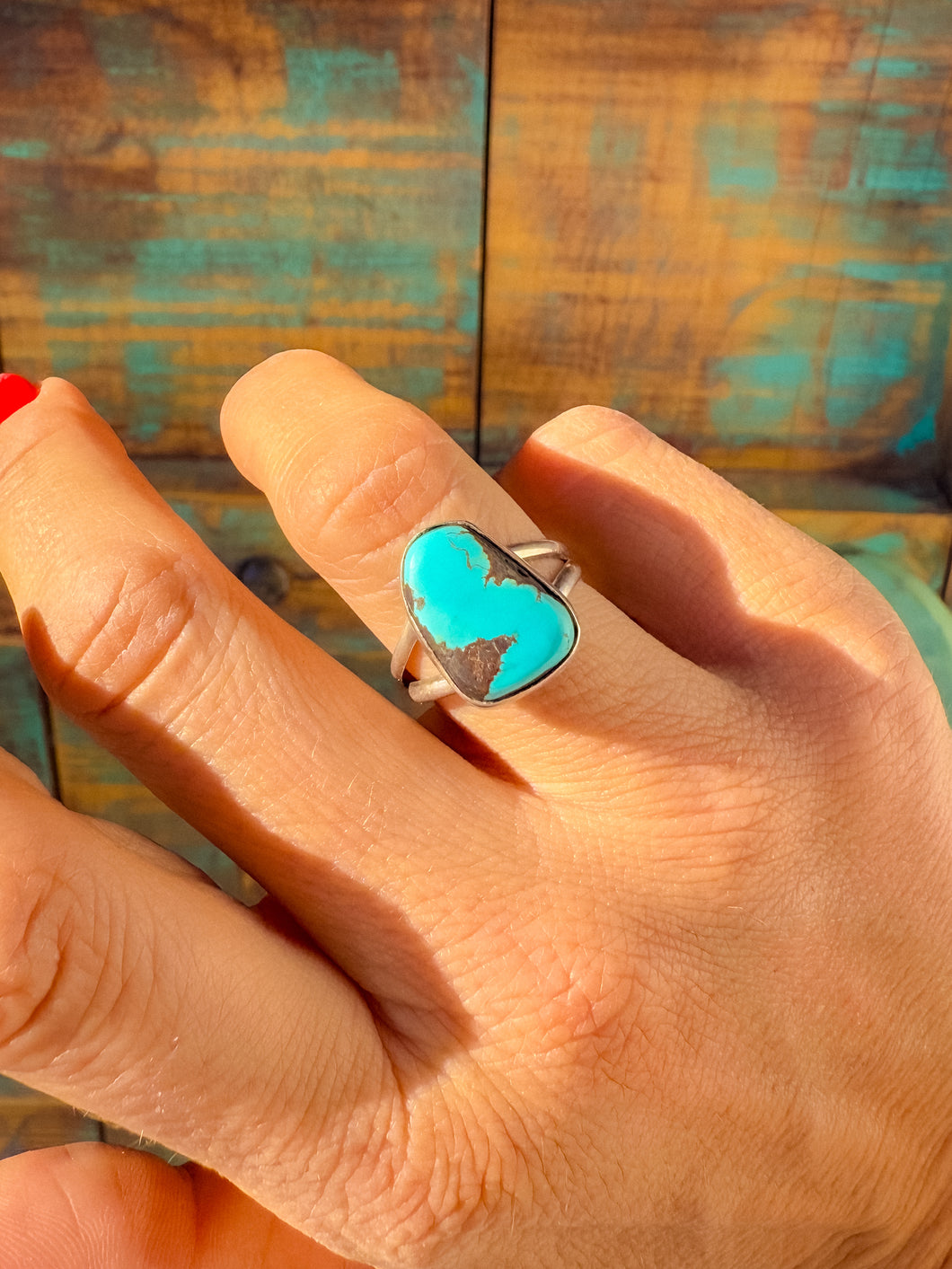 Turquoise Ring size 8