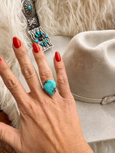 Load image into Gallery viewer, Reiner Turquoise Size 8 Ring
