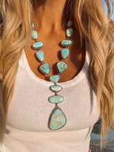 Load image into Gallery viewer, 14 Turquoise Stone and Earring Set
